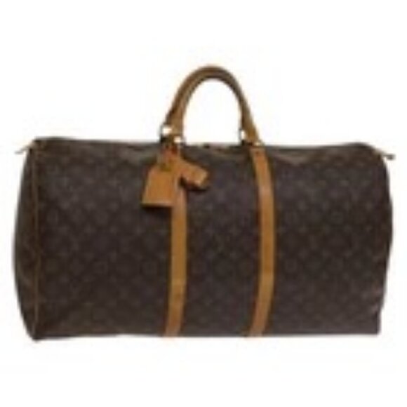 LOUIS VUITTON Monogram Keepall 60 Boston Bag M41422 LV Auth ar13733 - Picture 1 of 16